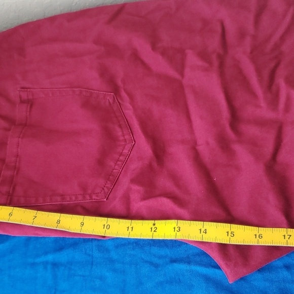 Lane Bryant Size 18 Womens Burgundy Jeans Pants - Picture 9 of 13